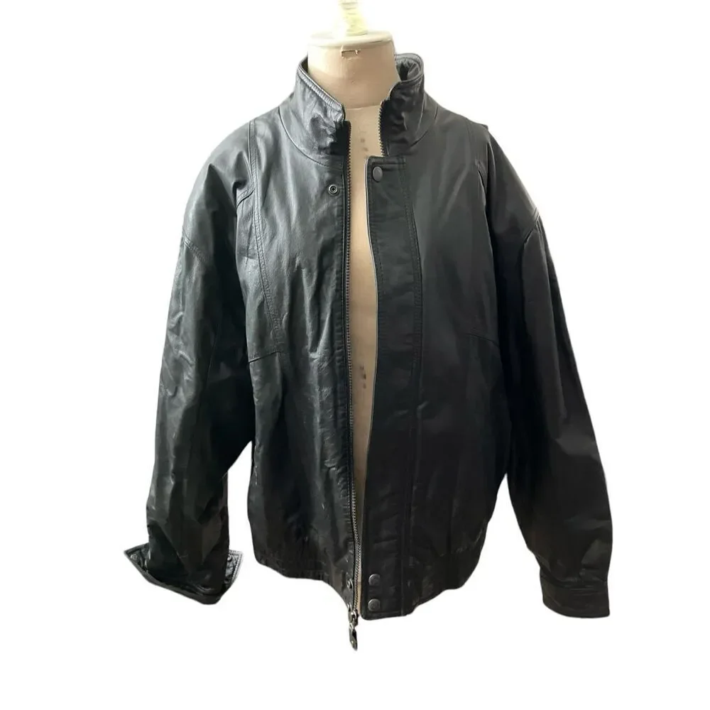 Expressions Worldwide Men’s Leather Jacket / SZ: XL (42-44)